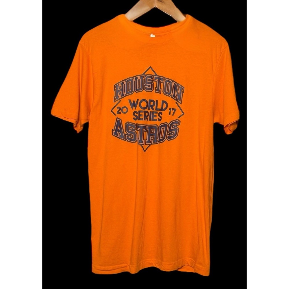Houston Astros 2017 World Series Champion Orange T-shirt Adult‎ Size Large